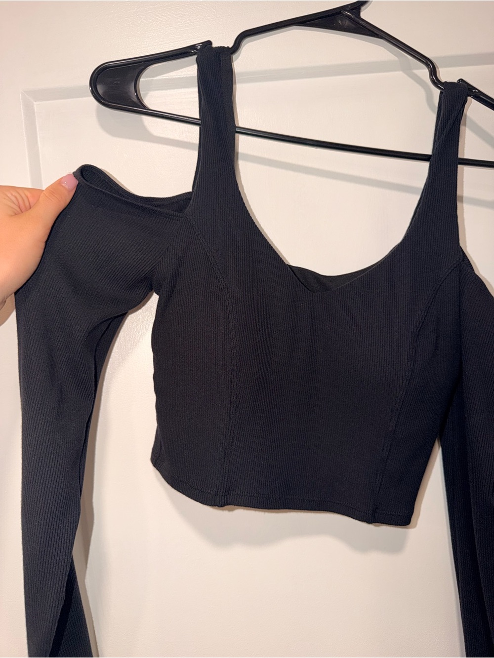 Alo long sleeve off the shoulder
